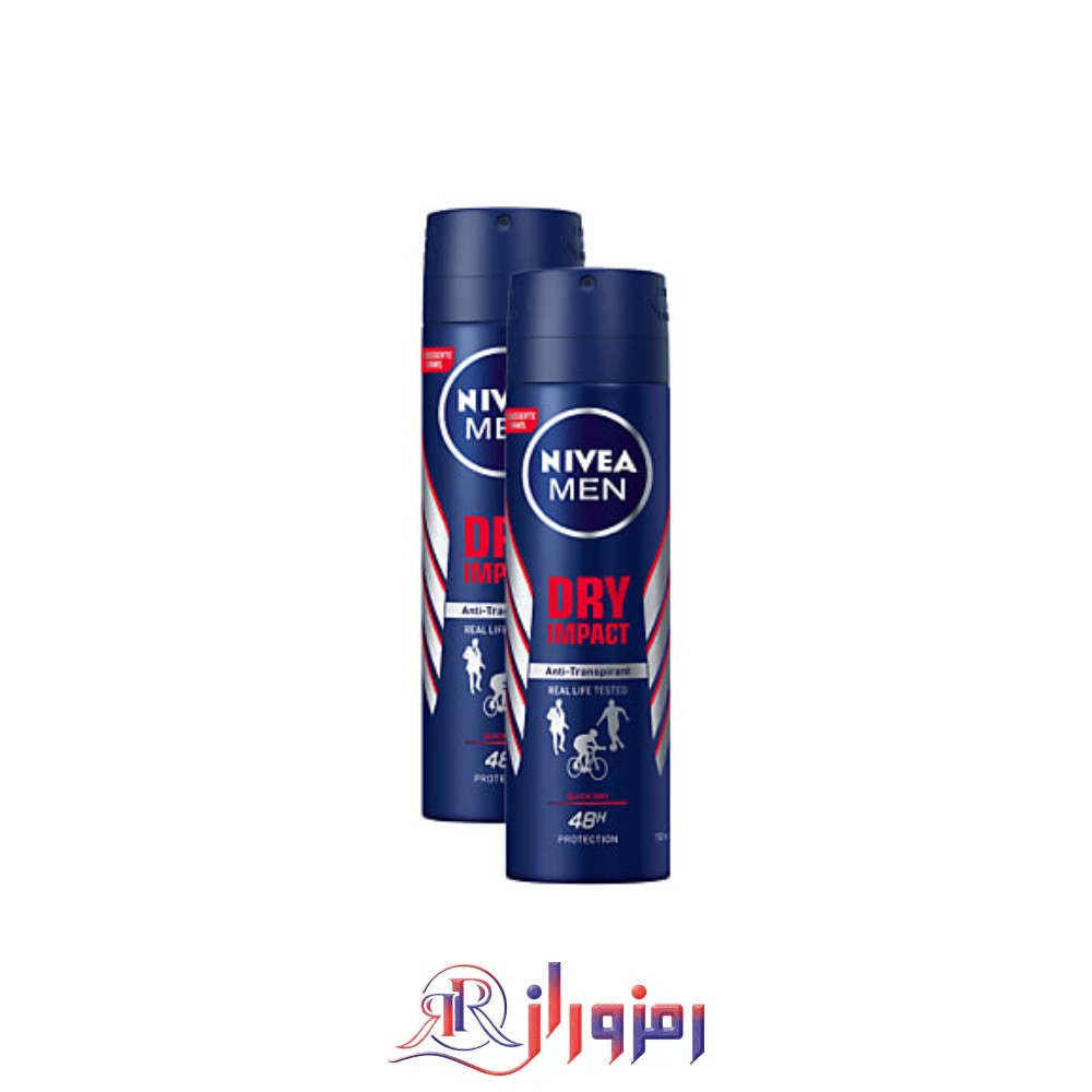 اسپری ضد تعریق مردانه نیوآ dry impact حجم 150 میل،خرید و قیمت اسپری ضد تعریق مردانه نیوآ dry impact حجم 150 میل